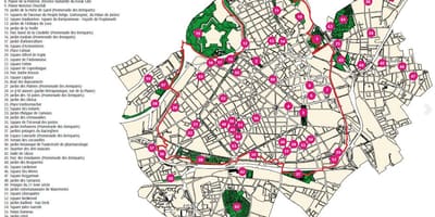 Kart over Lille monumentet