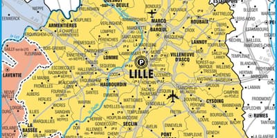 Kart over Lille staten