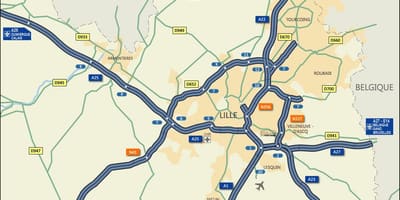 Kart over Lille veien